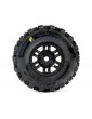 Pro-Line 1/16 Badlands MX Front/Rear Tires MTD 12mm Black Split Six (4): MOJAVE GROM