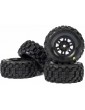 Pro-Line 1/16 Badlands MX Front/Rear Tires MTD 12mm Black Split Six (4): MOJAVE GROM