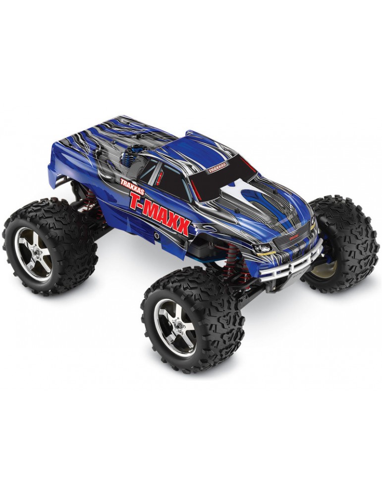 Nitro RC monster truck T-Maxx 3.3 1:8 RTR mėlynos spalvos Traxxas – CyborgShop