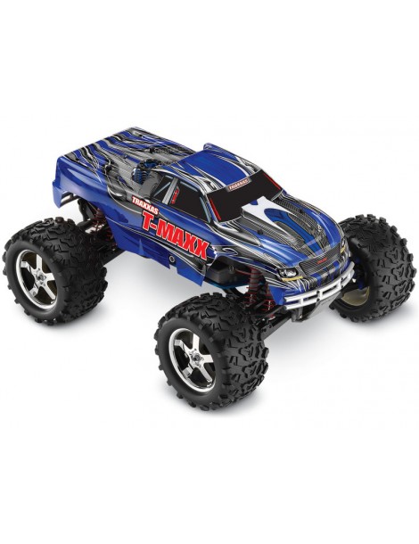Nitro RC monster truck T-Maxx 3.3 1:8 RTR mėlynos spalvos Traxxas – CyborgShop