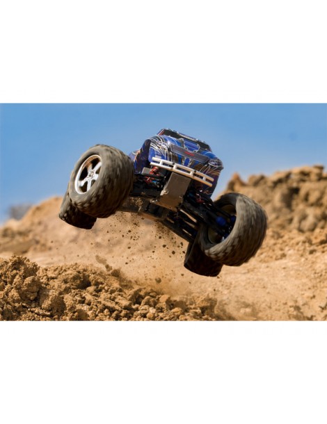 Nitro RC monster truck T-Maxx 3.3 1:8 RTR mėlynos spalvos Traxxas – CyborgShop