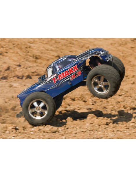 Nitro RC monster truck T-Maxx 3.3 1:8 RTR mėlynos spalvos Traxxas – CyborgShop