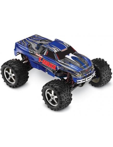 Nitro RC monster truck T-Maxx 3.3 1:8 RTR mėlynos spalvos Traxxas – CyborgShop