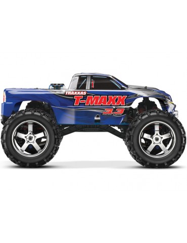Nitro RC monster truck T-Maxx 3.3 1:8 RTR mėlynos spalvos Traxxas – CyborgShop