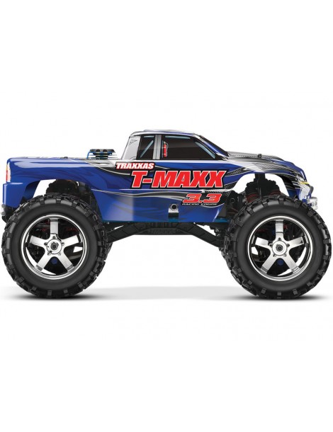 Nitro RC monster truck T-Maxx 3.3 1:8 RTR mėlynos spalvos Traxxas – CyborgShop