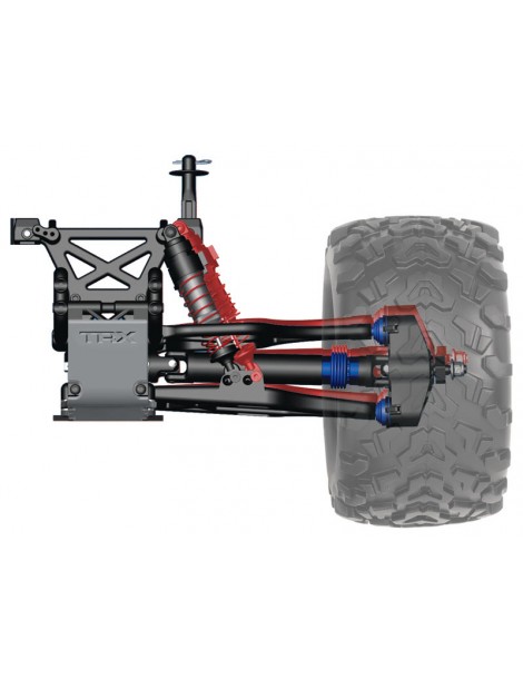 Nitro RC monster truck T-Maxx 3.3 1:8 RTR mėlynos spalvos Traxxas – CyborgShop