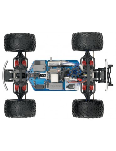 Nitro RC monster truck T-Maxx 3.3 1:8 RTR mėlynos spalvos Traxxas – CyborgShop