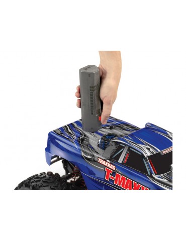 Nitro RC monster truck T-Maxx 3.3 1:8 RTR mėlynos spalvos Traxxas – CyborgShop