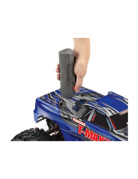 Nitro RC monster truck T-Maxx 3.3 1:8 RTR mėlynos spalvos Traxxas – CyborgShop