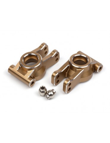 Aluminium Rear Hub Set (Gold/2pcs)