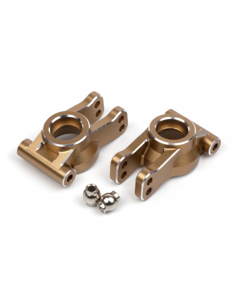 Aluminium Rear Hub Set (Gold/2pcs)