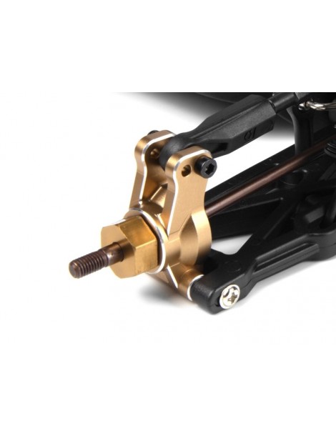 Aluminium Rear Hub Set (Gold/2pcs)
