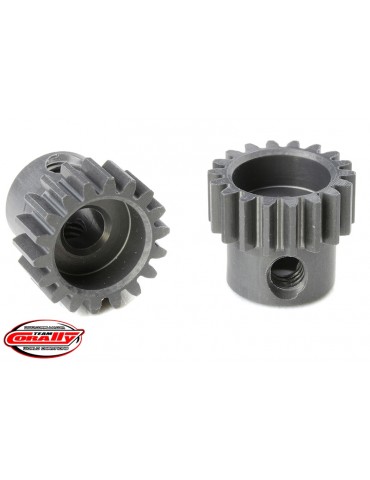 48 DP Pinion - Short - Hard Anodised AL7075 - 18 Teeth - Shaft Dia. 3.17mm