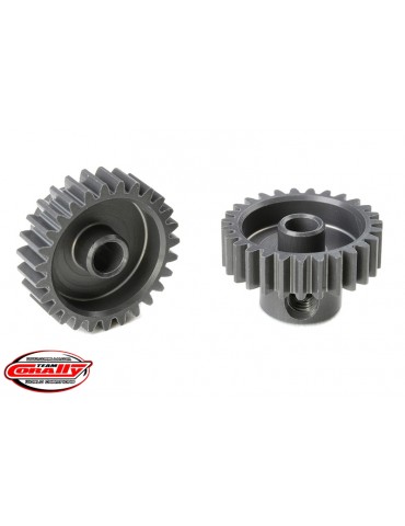 48 DP Pinion - Short - Hard Anodised AL7075 - 27 Teeth - Shaft Dia. 3.17mm