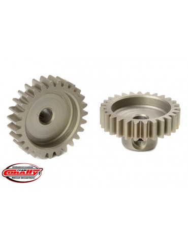 M0.6 Pinion - Short - Hardened Steel - 27 Teeth - Shaft Dia. 3.17mm
