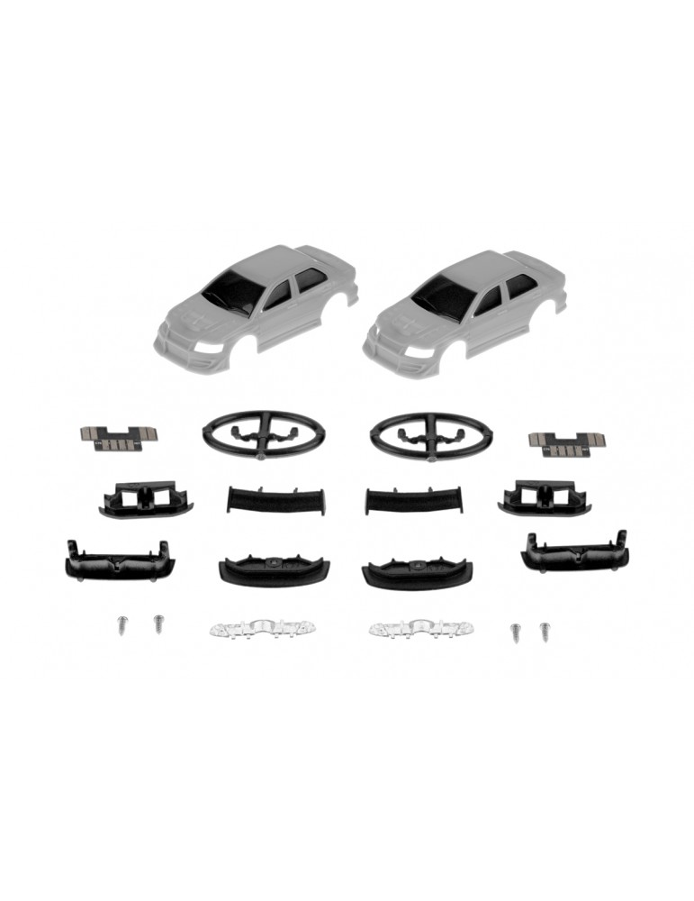 C76 body shell with lights 2pcs