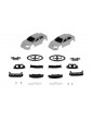 C76 body shell with lights 2pcs