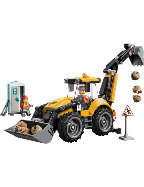 LEGO City - Yellow Backhoe Loader
