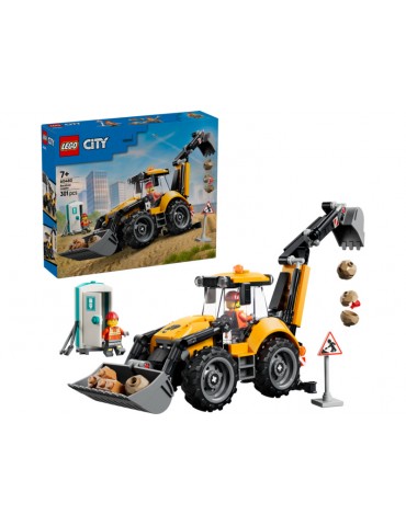 LEGO City - Yellow Backhoe Loader