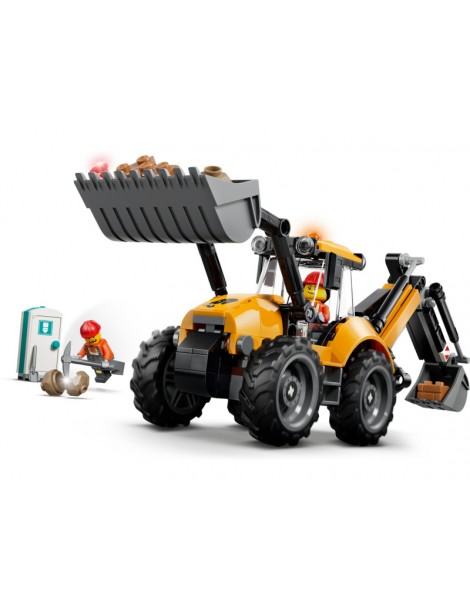 LEGO City - Yellow Backhoe Loader