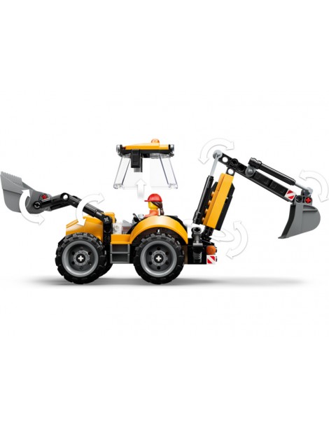 LEGO City - Yellow Backhoe Loader