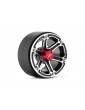 2.2 Aluminum CNC 6 Spoke Beadlock Wheel w/Wheel Hub 2pcs Black