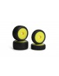 Sideline Buggy Wheel/Tire Set (Yellow/Front/Rear)