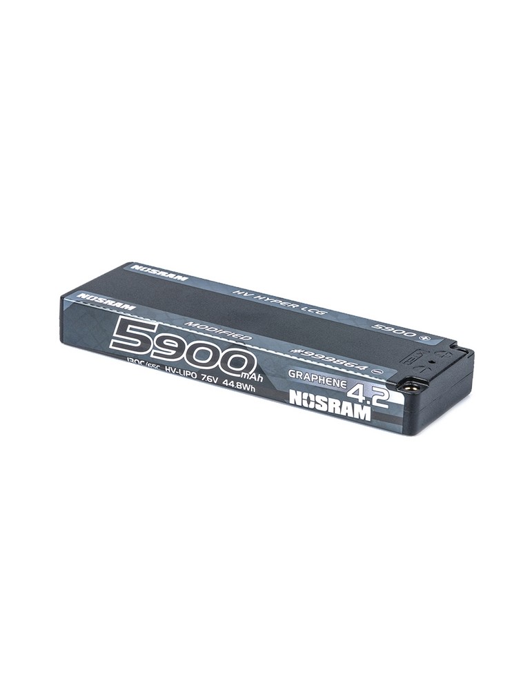 HV Hyper LCG Modified GRAPHENE-4.2 5900mAh Hardcase Battery - 7.6V LiPo - 130C/65C