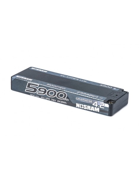 HV Hyper LCG Modified GRAPHENE-4.2 5900mAh Hardcase Battery - 7.6V LiPo - 130C/65C