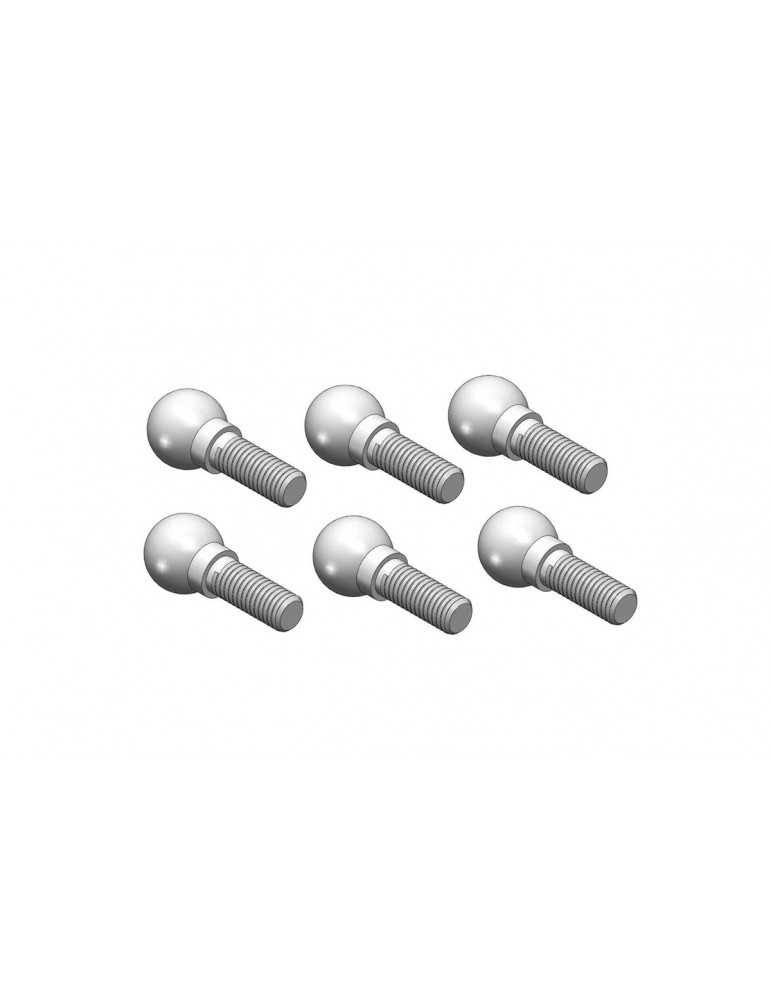 Toothed ball (4mm), 6 pcs
