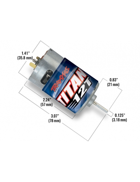 Elektrinis variklis Titan 550 12T Traxxas 3785 – CyborgShop