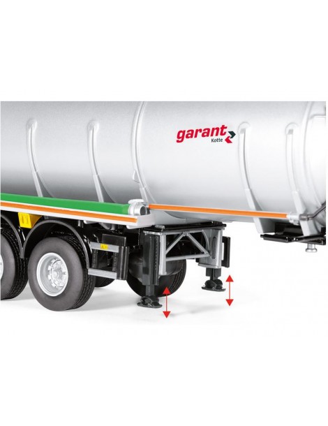 Wiking Kotte garant tank semi-trailer TSA 30.000 1:32 green