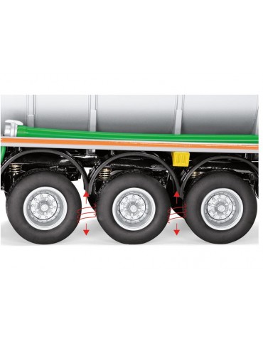 Wiking Kotte garant tank semi-trailer TSA 30.000 1:32 green
