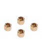 Wheel Hex (brass), 4 pcs