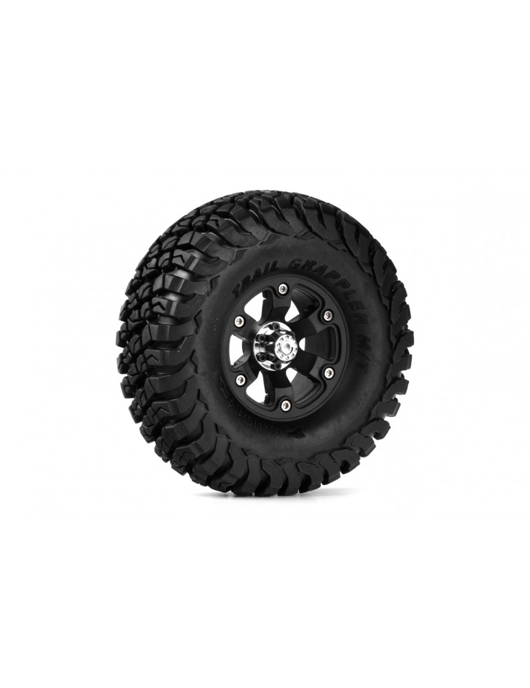 Wheel complete L/R with Wheel Nut Dust Cover-Chrome (2pcs)