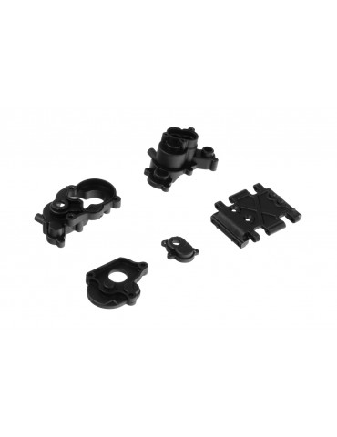 gearbox assembly + chassis plate, 1 set