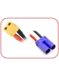 Įkrovimo kabelis XT60 į EC5 15 cm 14AWG Absima – CyborgShop