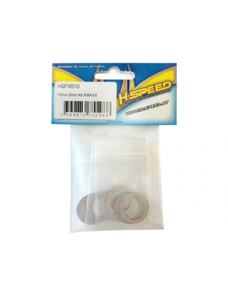 H-Speed wheel spacers X-Maxx 22x17mm (set 3x10) (X-Maxx, X-Monster, XRT)