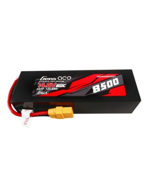 LiPo akumuliatorius 8500 mAh 14.8V 60C 4S XT90 Gens Ace – CyborgShop