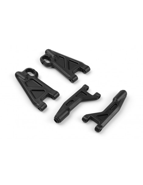 Front Suspension Arm Set (Black/4pcs)
