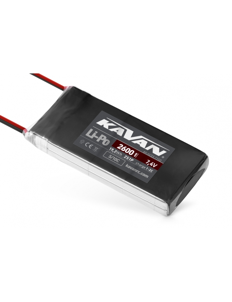LiPo siųstuvo akumuliatorius 2600 mAh 7.4V Aurora 9X – CyborgShop