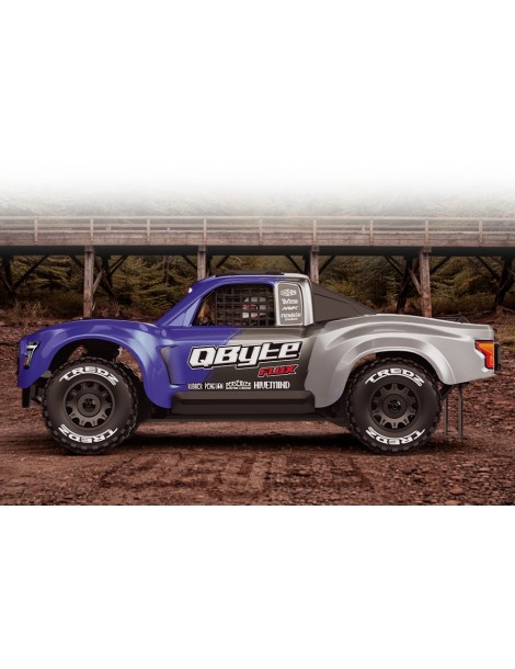 QByte SC Flux 1/12th SC Truck - Blue
