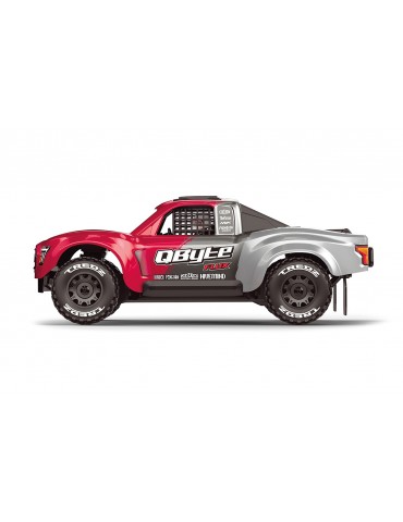 QByte SC Flux 1/12 4WD RTR raudonas RC Short Course modelis su bešepetiu varikliu