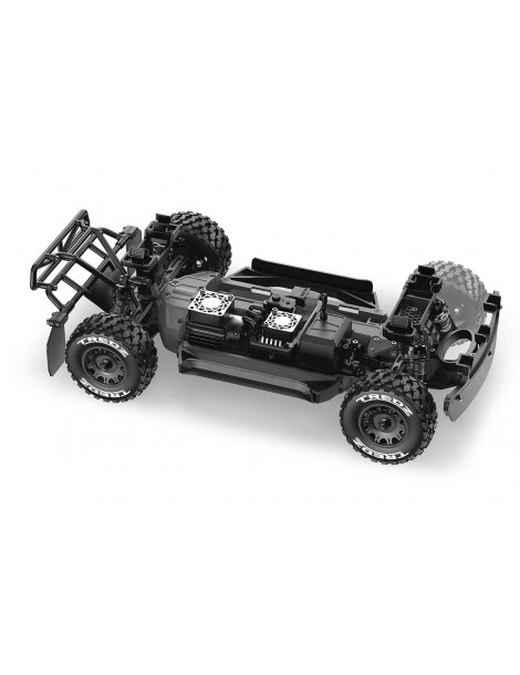 QByte SC Flux 1/12 4WD RTR žalias RC Short Course modelis su bešepetiu varikliu