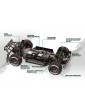 QByte SC Flux 1/12 4WD RTR žalias RC Short Course modelis su bešepetiu varikliu