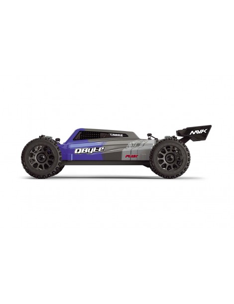 QByte XB Flux 1/12 4WD RTR mėlynas RC bagis su bešepetiu varikliu