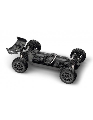 QByte XB Flux 1/12 4WD RTR mėlynas RC bagis su bešepetiu varikliu