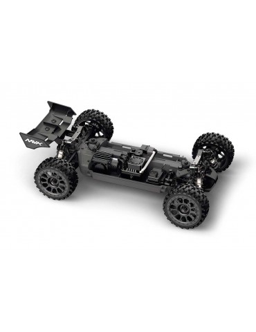 QByte XB Flux 1/12 4WD RTR raudonas RC bagis su bešepetėliniu varikliu