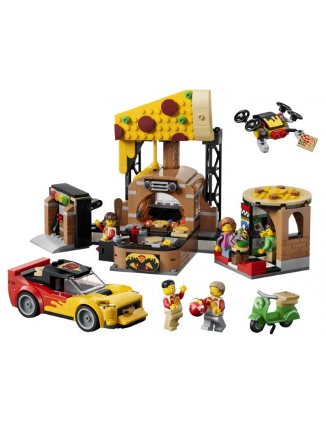 LEGO City - Pizza Delivery Experience with Vehicles