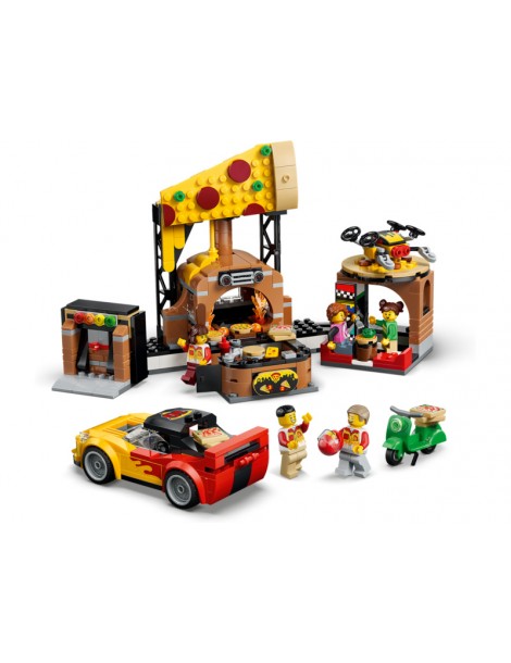 LEGO City - Pizza Delivery Experience with Vehicles